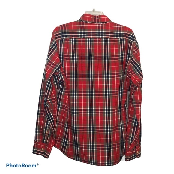 J.CREW Chapman tartan Plaid Button Down Shirt L - Picture 2 of 5